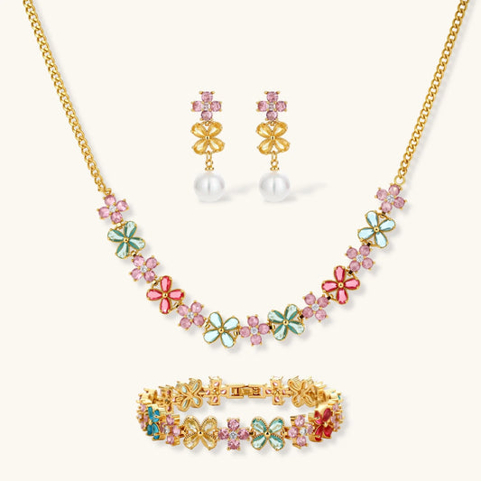 Garden Bloom Jewelry Set by MUKUN