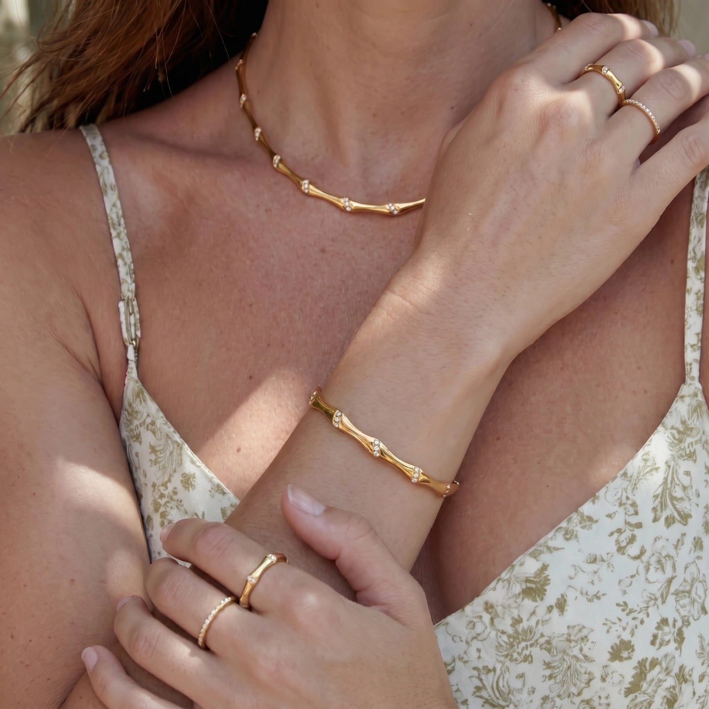 Bamboo Spark Bangle by MUKUN